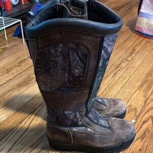 SHE Outdoor Bayou NWTF Waterproof Side-Zip Snake Hunting Boots for Ladies